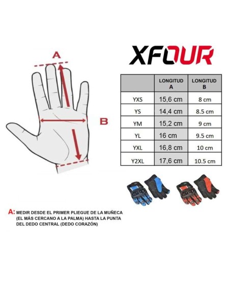 Guantes Cross Infantil X-Four