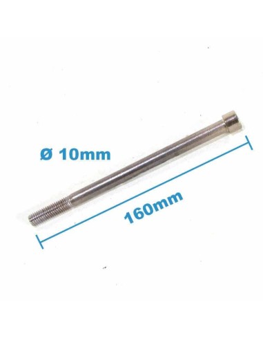 Eje rueda delantera 160 x 10 mm