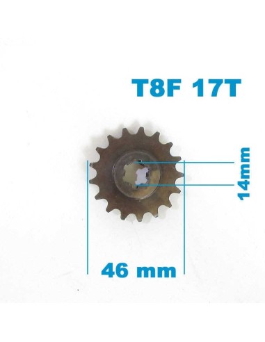 Piñon de Salida 17T 14mm T8F
